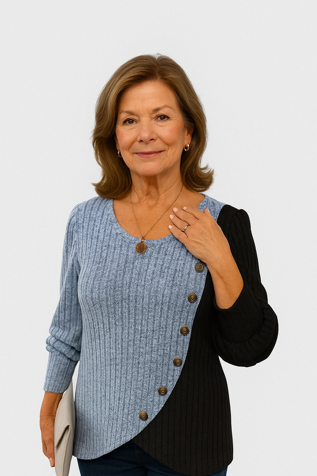 KAIA LÄSSIGER STRICK LANGARM