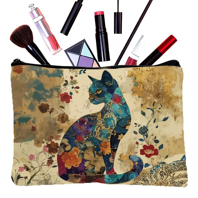 Vintage Katzenmuster Tasche