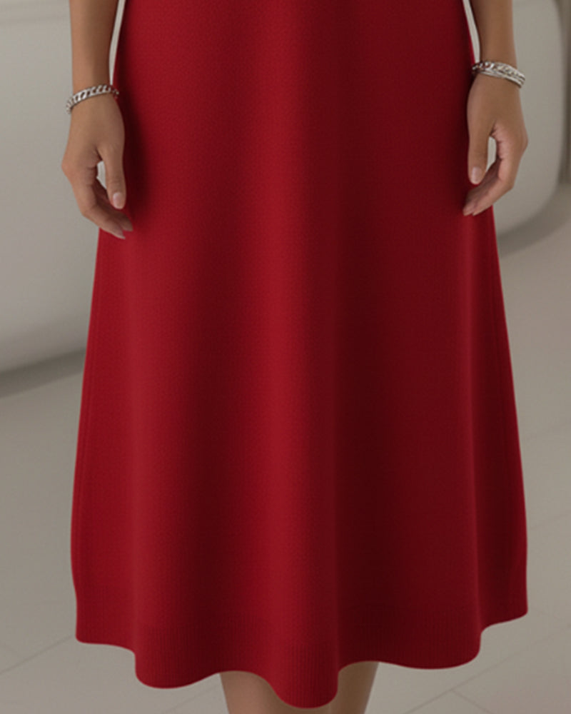 Elegantes Knopfkleid mit Revers