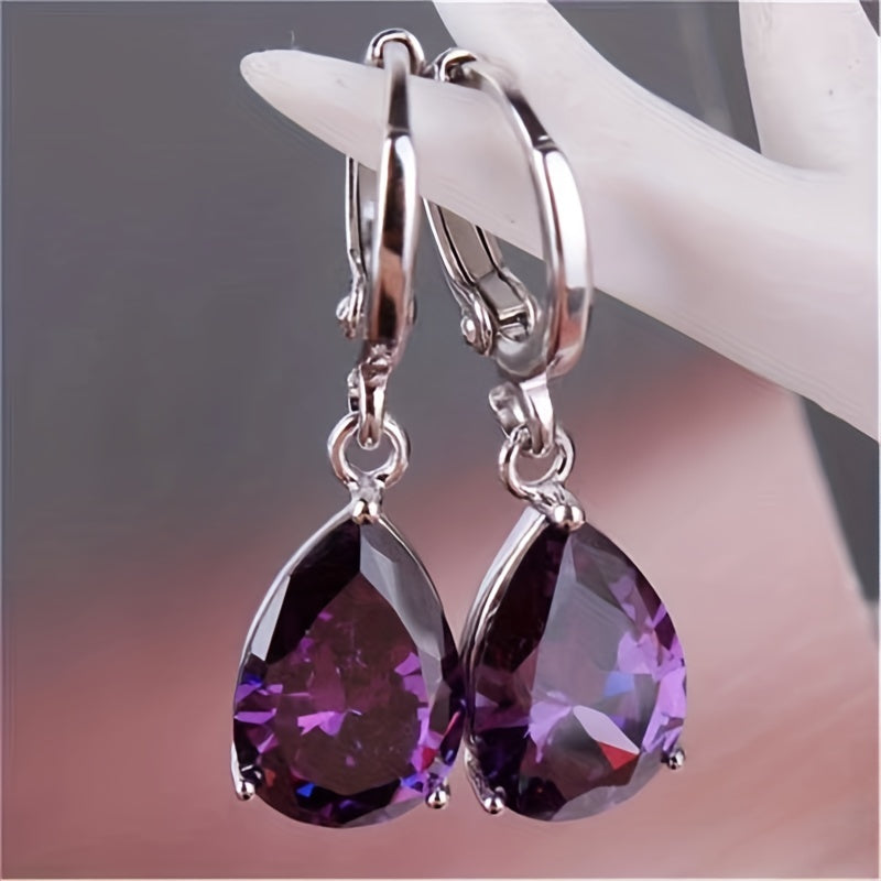 Tabea Amethyst Ohrringe