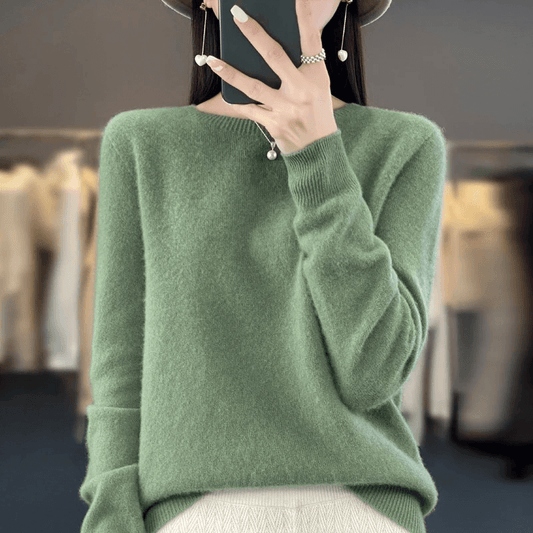 Stylischer Cashmere-ähnlicher Damenpullover