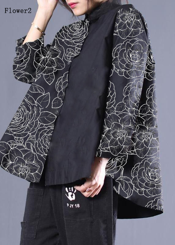 DIY Patchwork-Shirts mit schwarzen Punkten