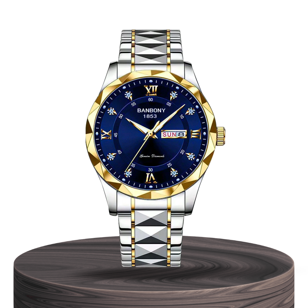 Sean | Multifunktionsuhr mit Edelstahlband | 40mm