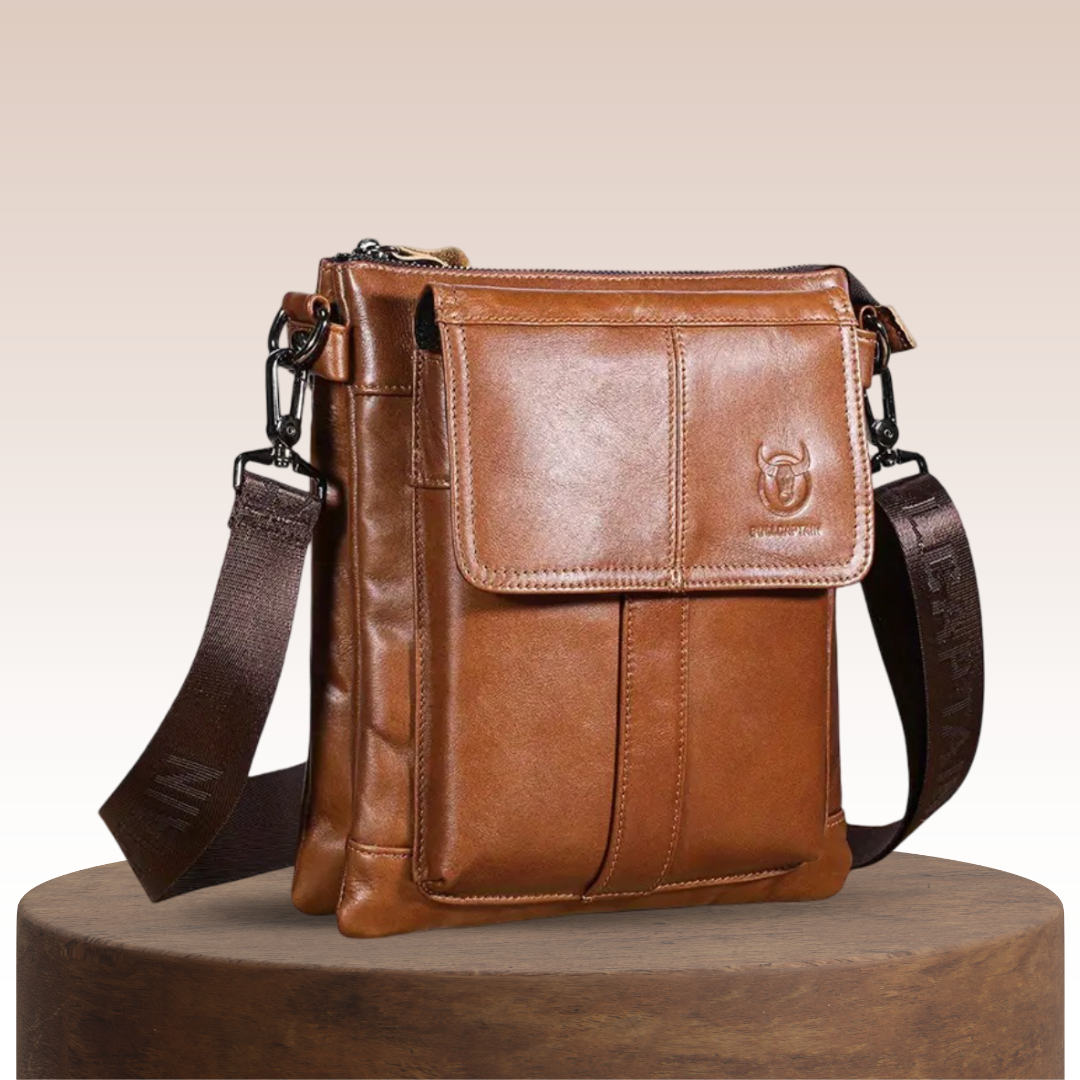 Colton | Schlanker Leder-Crossbody mit Klappenfach-Design