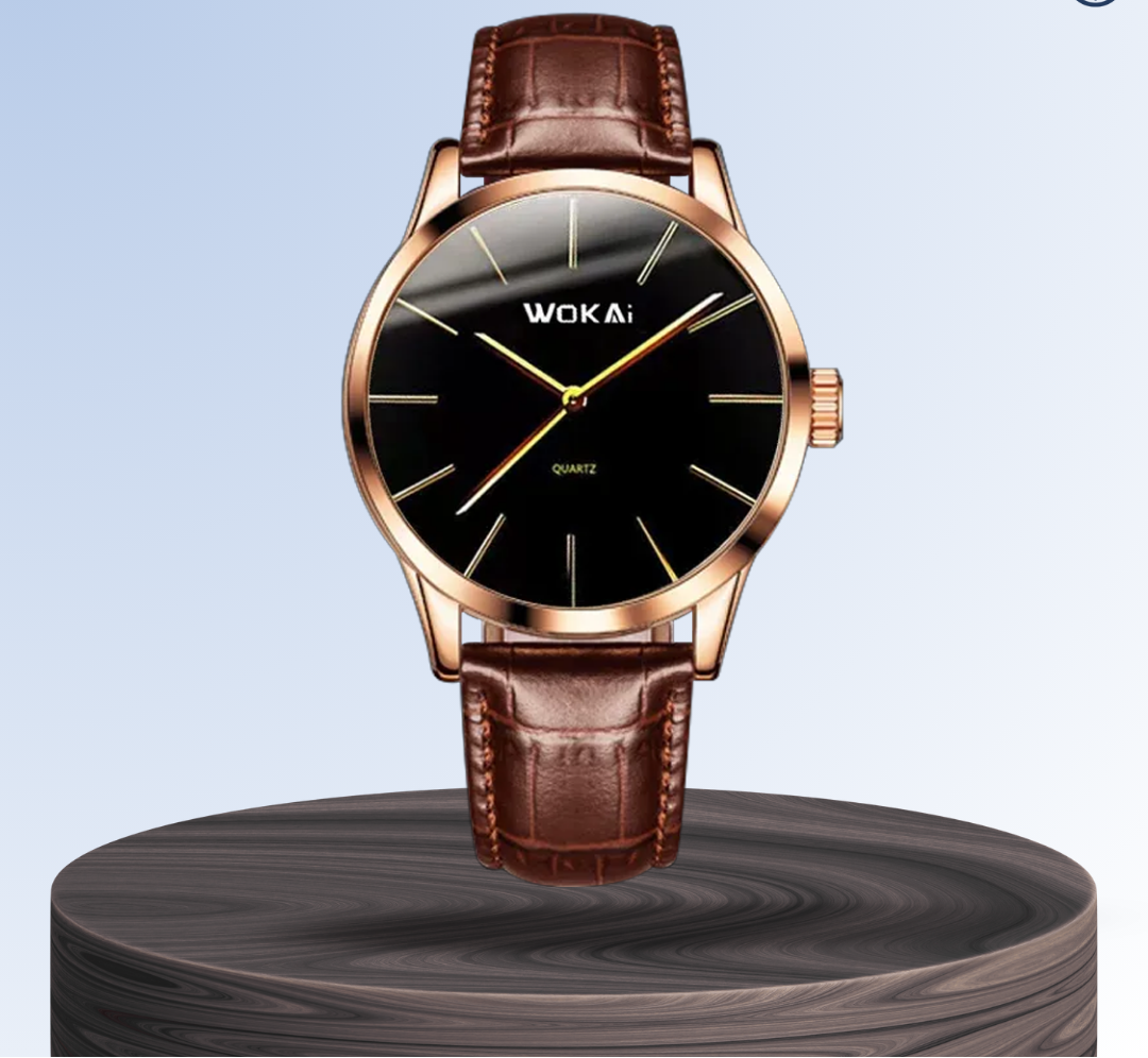 Ian | Elegante Quarz-Uhr in Roségold Dean | 40mm