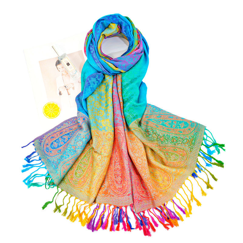 Lässiger Bunter Schal