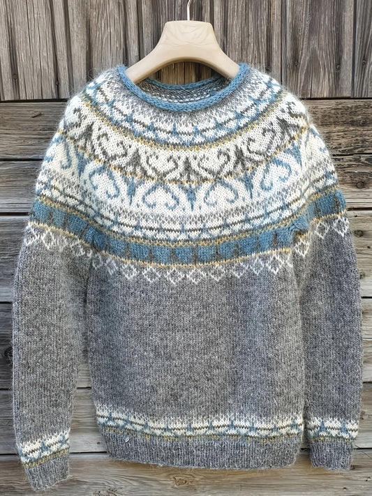 Luxe™ | Eleganter und warmer nordischer Pullover für den Winter
