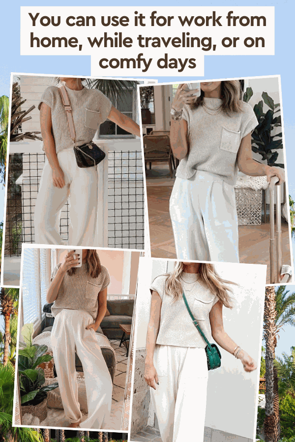 Bequeme Couture Strickpullover Zwei-Teile-Set