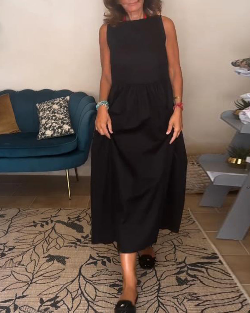 Rückenfreies Kleid mit Fliege