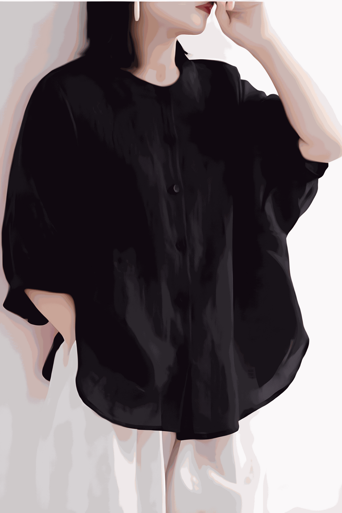 Entspannte Lockere Atmungsaktive Leinenbluse