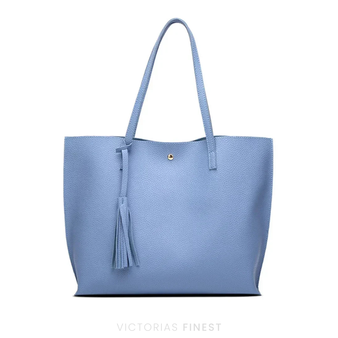 Zeitlose Leder Schultertasche