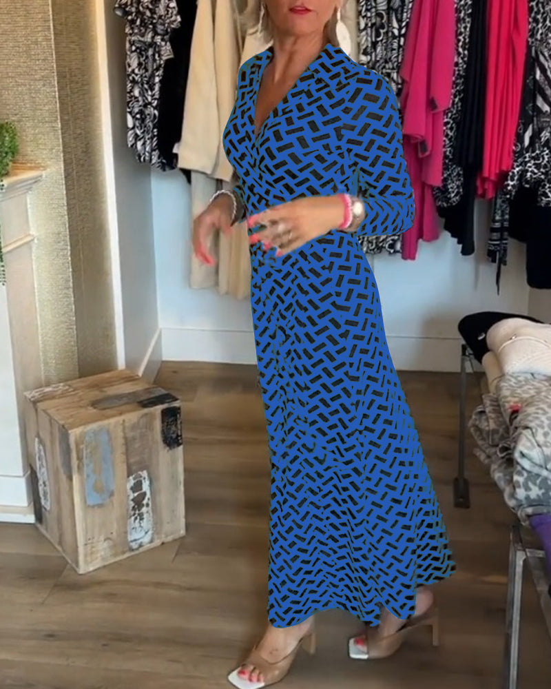 Kleider mit schlank machenden und bedruckten Eigenschaften