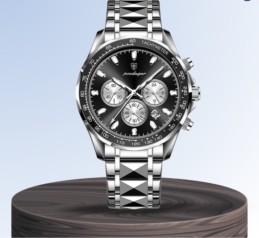 Zane | Elegante Sportuhr mit Chronographen | 44,5 mm