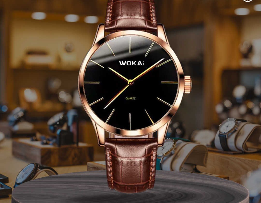 Ian | Elegante Quarz-Uhr in Roségold Dean | 40mm