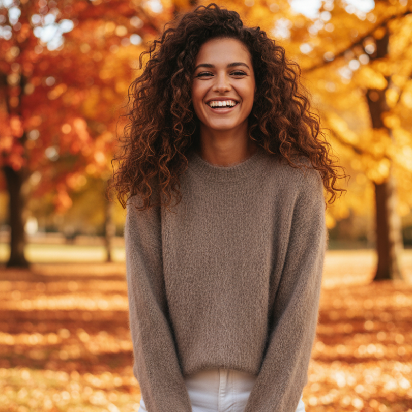 ELLEN - Haariger Pullover