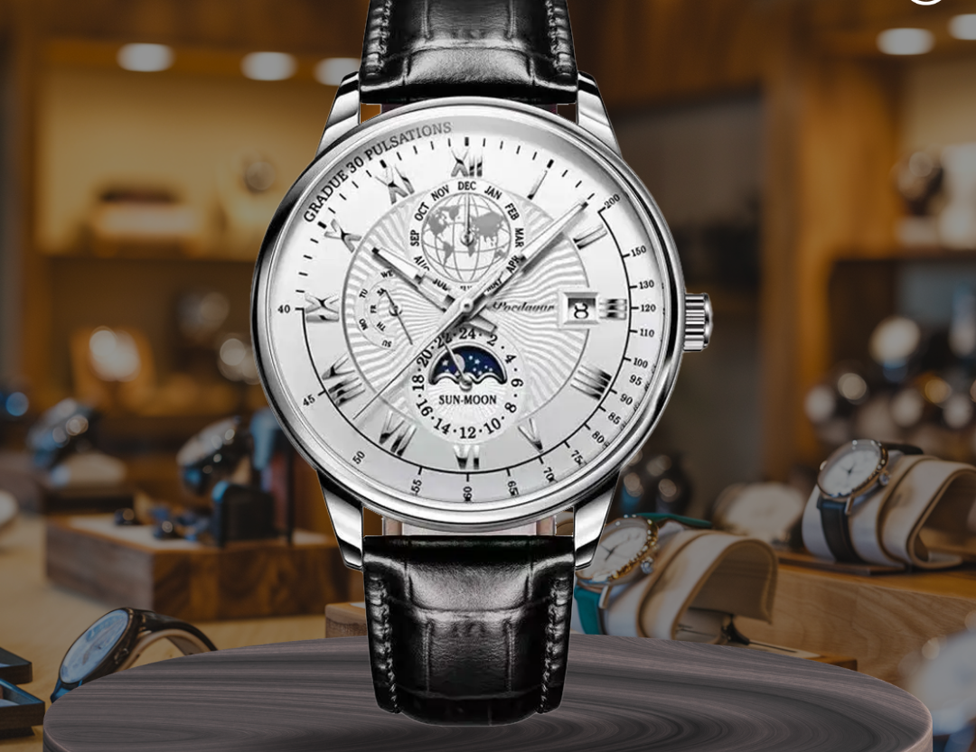 Xavier | Modern Luxury Slim Quartz Uhr | 40mm