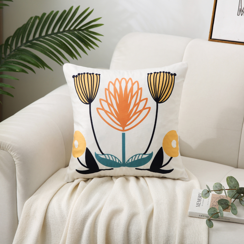 Boho Blumen Kissenbezüge