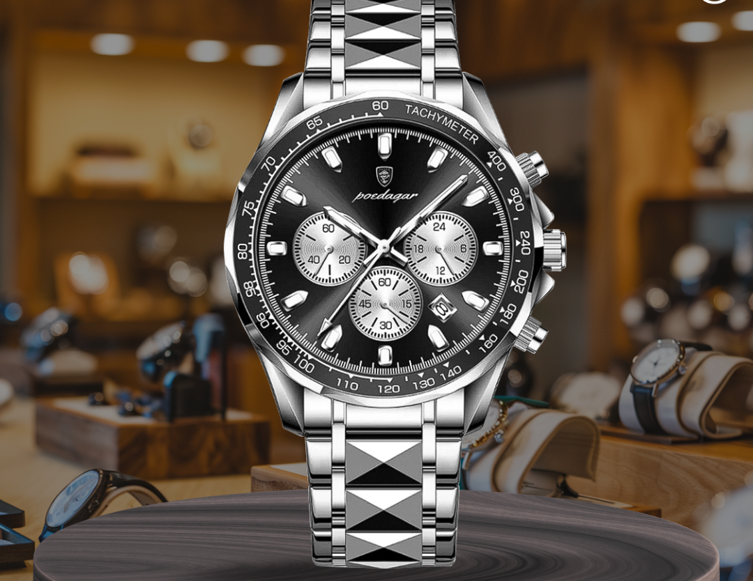 Zane | Elegante Sportuhr mit Chronographen | 44,5 mm