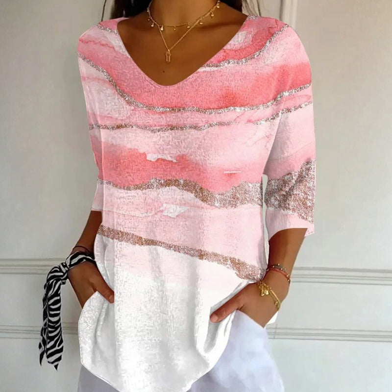 Lässiges Gradient T-Shirt