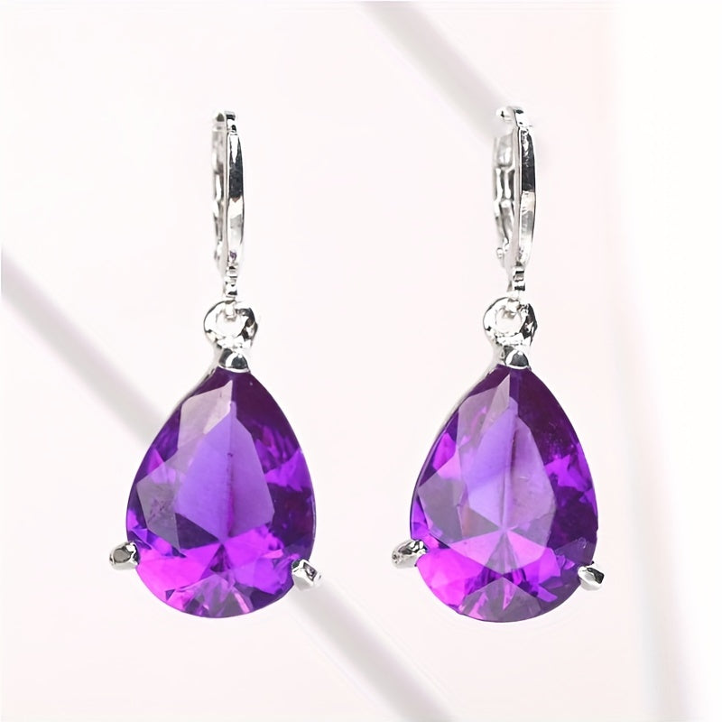 Tabea Amethyst Ohrringe