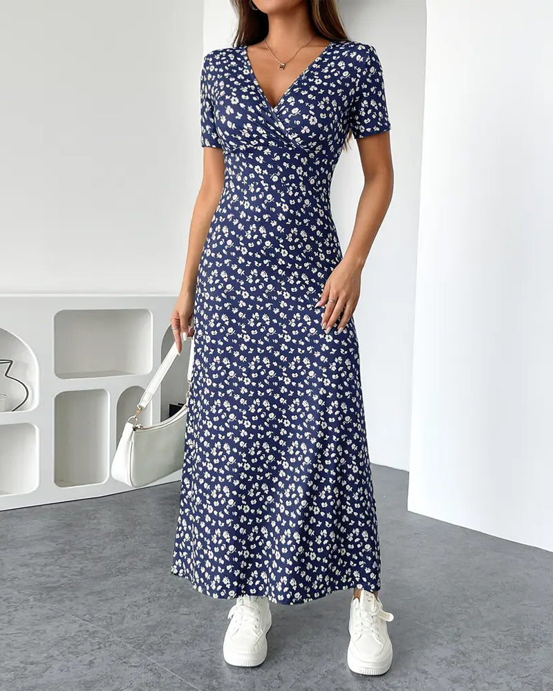 Elegantes Sexy Druckkleid