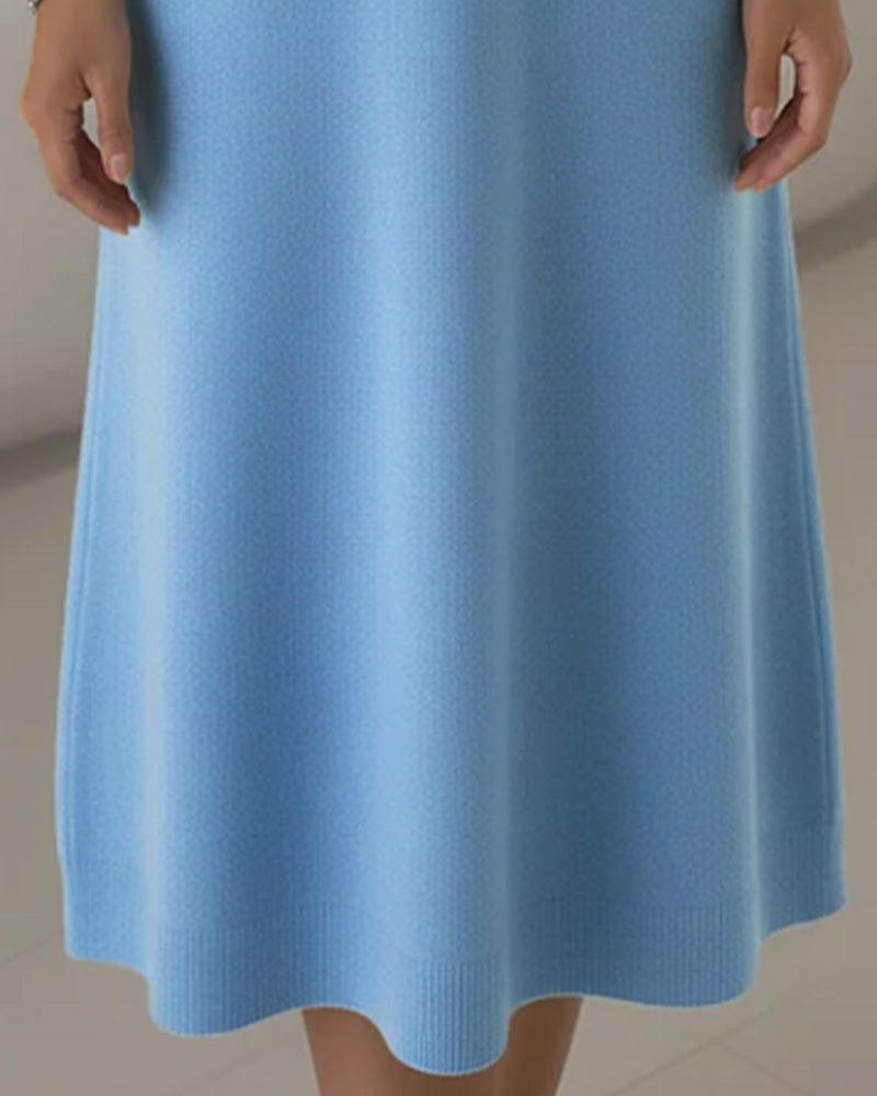 Elegantes Knopfkleid mit Revers