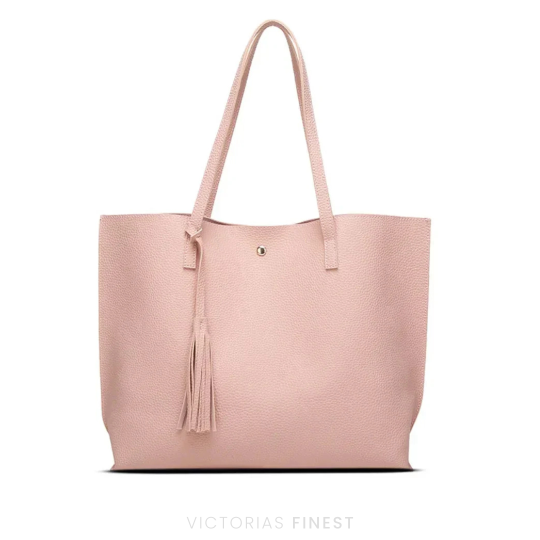 Zeitlose Leder Schultertasche