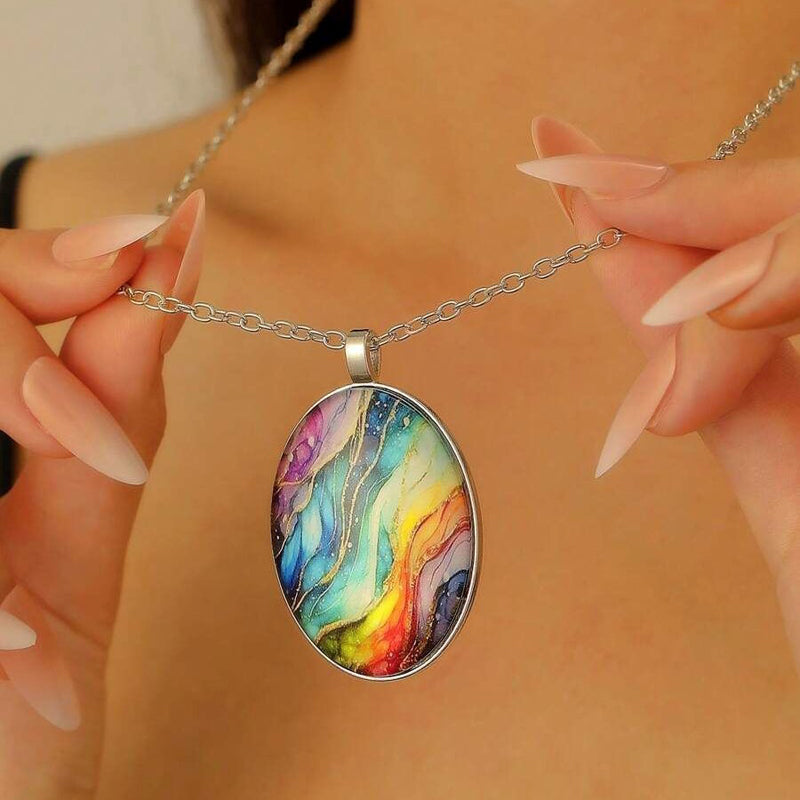 Bohemian Anhänger Halskette