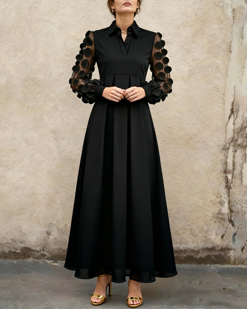 Elegantes und Trendiges V-Ausschnitt Kleid