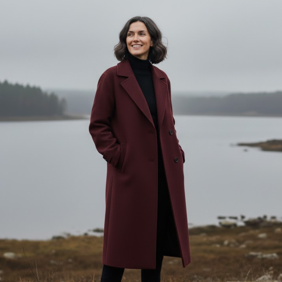 HERBST ELEGANTE WOLLMANTEL