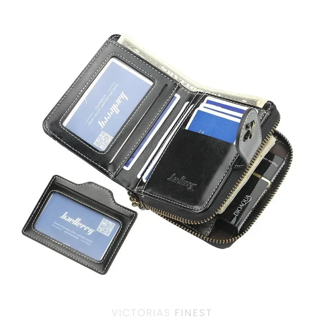 Klassische Charm Lederbörse