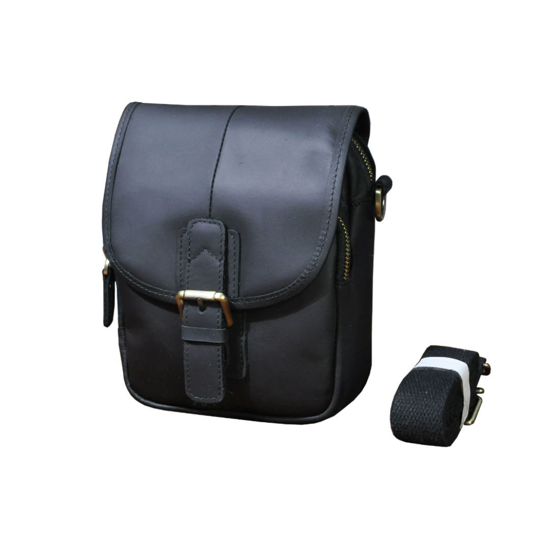 Nolan | Kompakte Leder Crossbody Tasche
