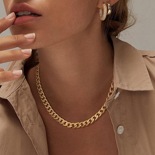Chunky Cuban Link Halskette | Gold