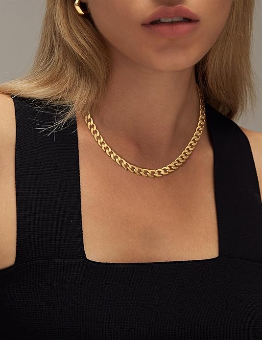 Chunky Cuban Link Halskette | Gold