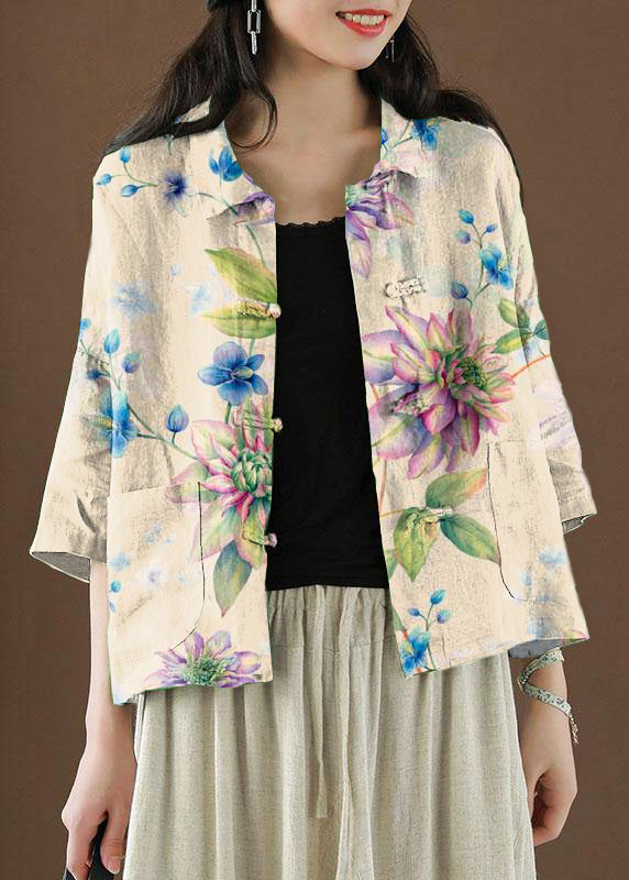 Schöner grüner Peter-Pan-Kragen mit Taschen Sommer Leinen Oberteil