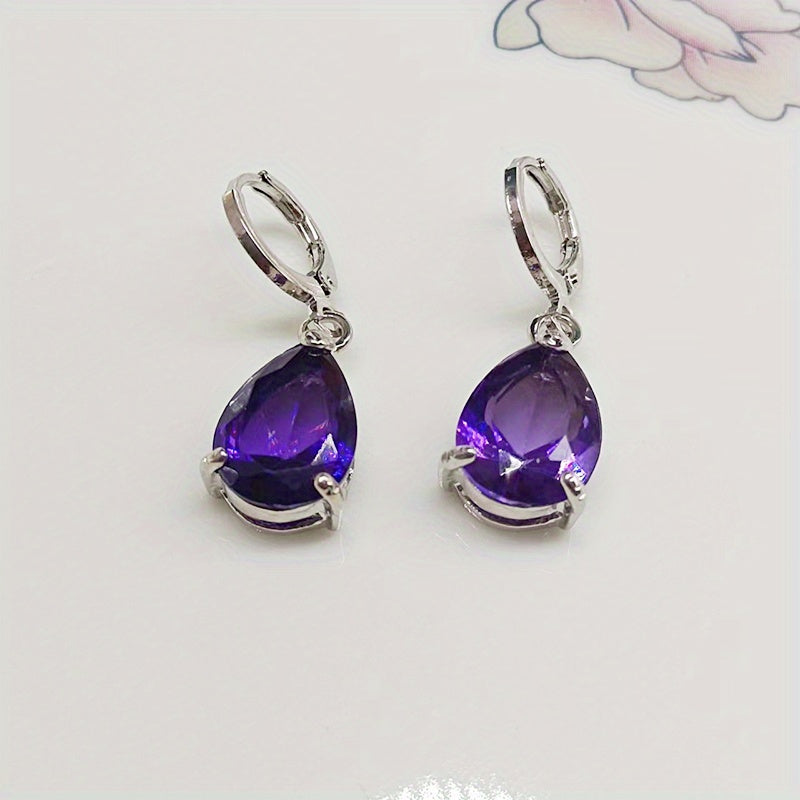 Tabea Amethyst Ohrringe