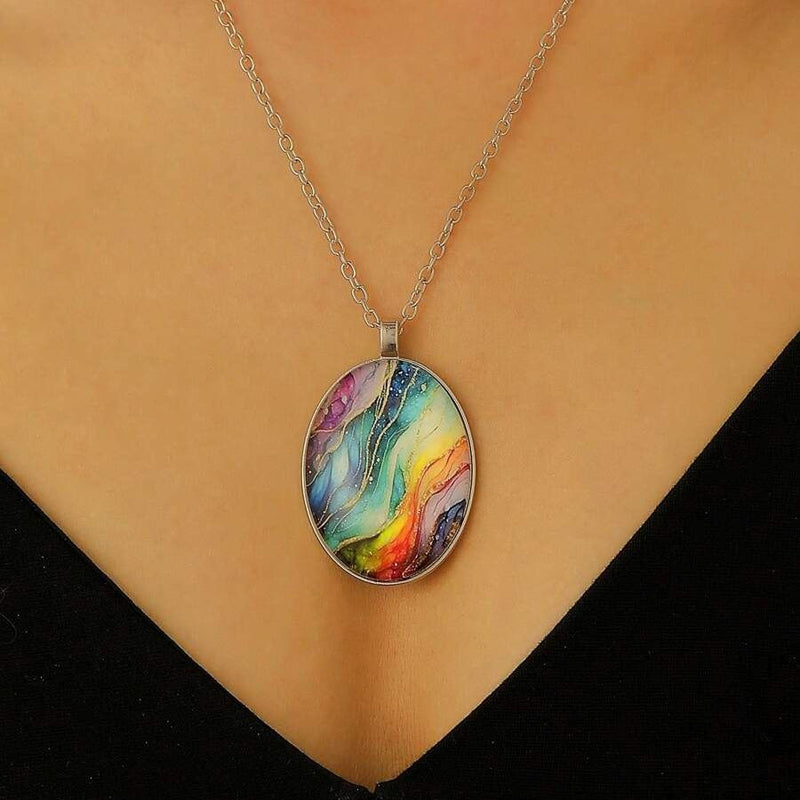 Bohemian Anhänger Halskette