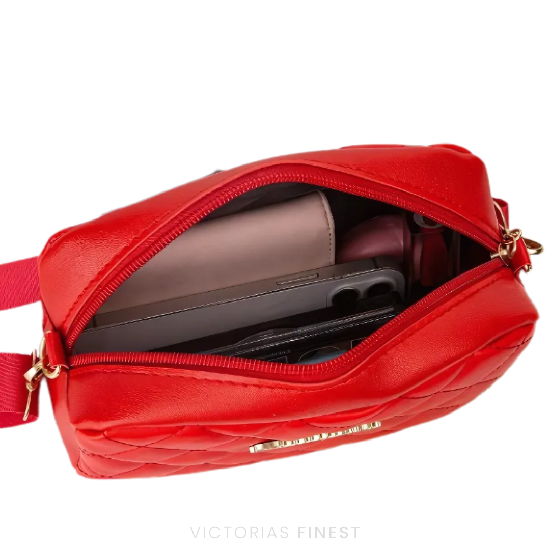 Ruhige Eleganz Gepolsterte Umhängetasche