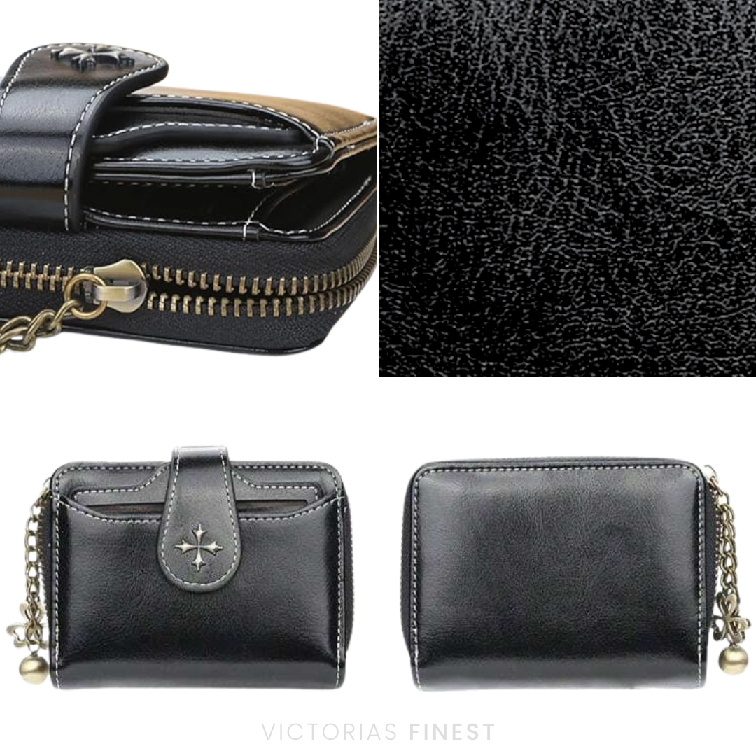 Klassische Charm Lederbörse