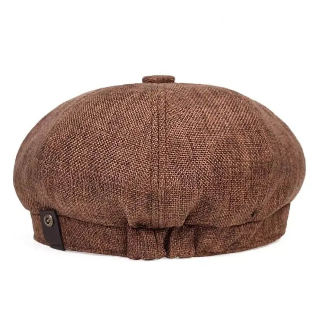 Texturierte Baumwoll-Newsboy-Cap | PHOENIX