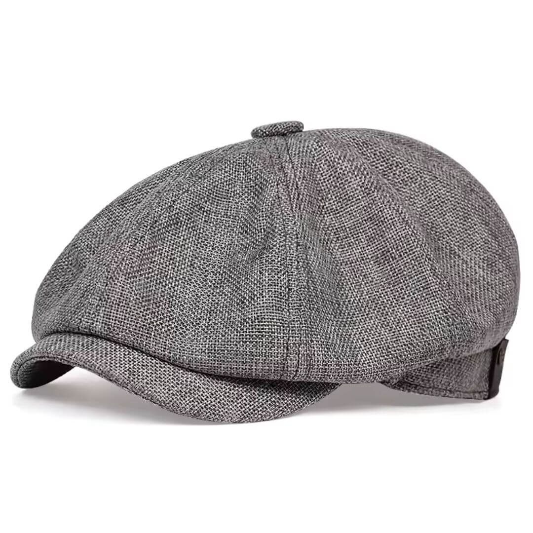 Texturierte Baumwoll-Newsboy-Cap | PHOENIX