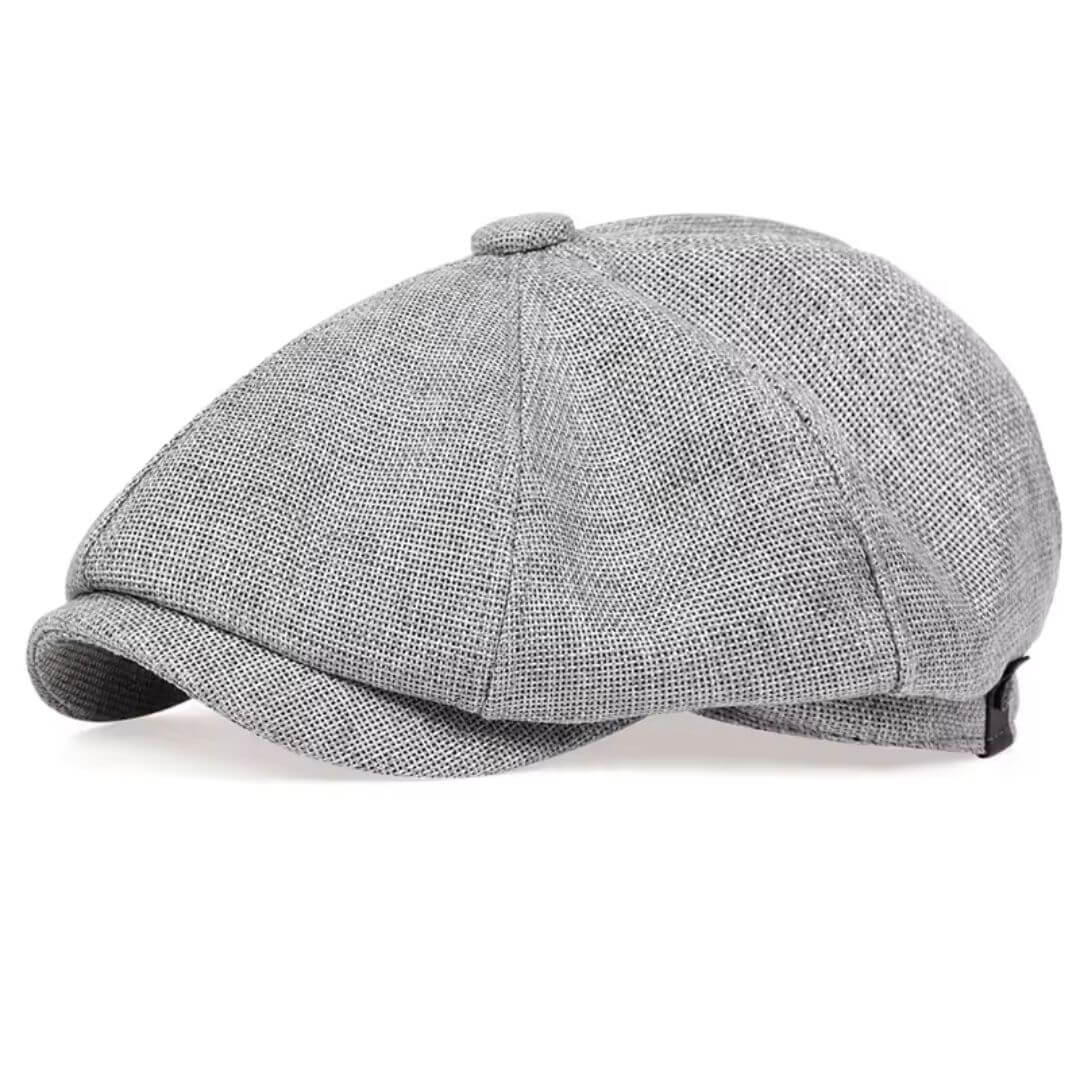 Texturierte Baumwoll-Newsboy-Cap | PHOENIX