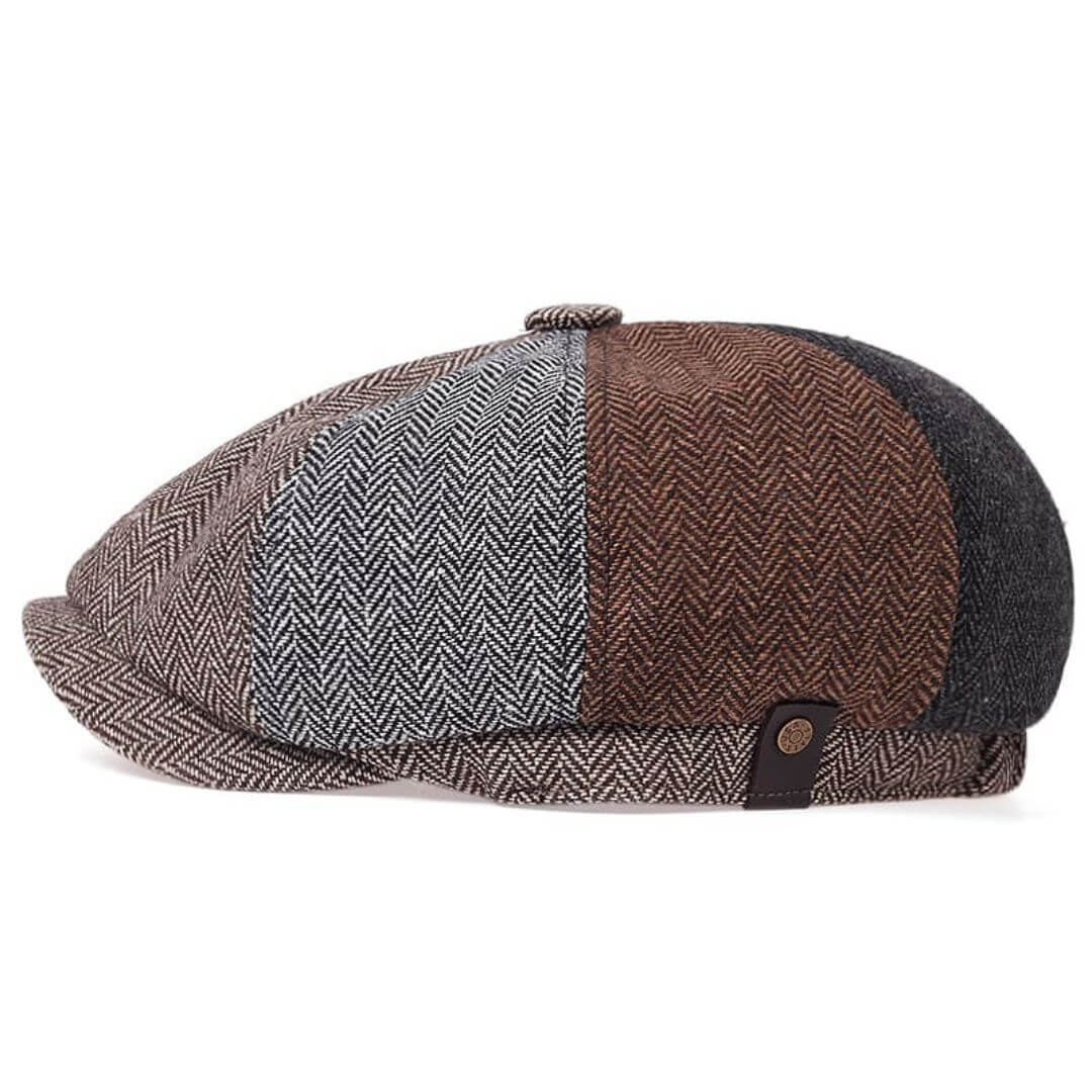 Wollmischung Patchwork Cap | CLEVELAND