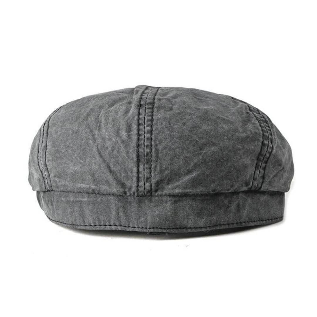 Gewaschenes Baumwoll-Newsboy-Cap | MALIBU
