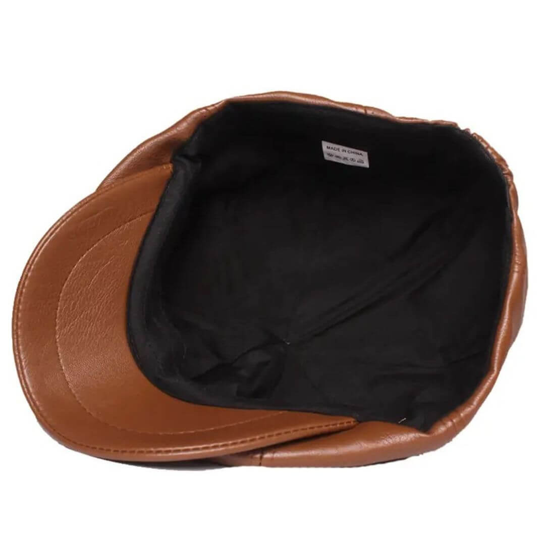 Leder Schirmmütze | MONACO