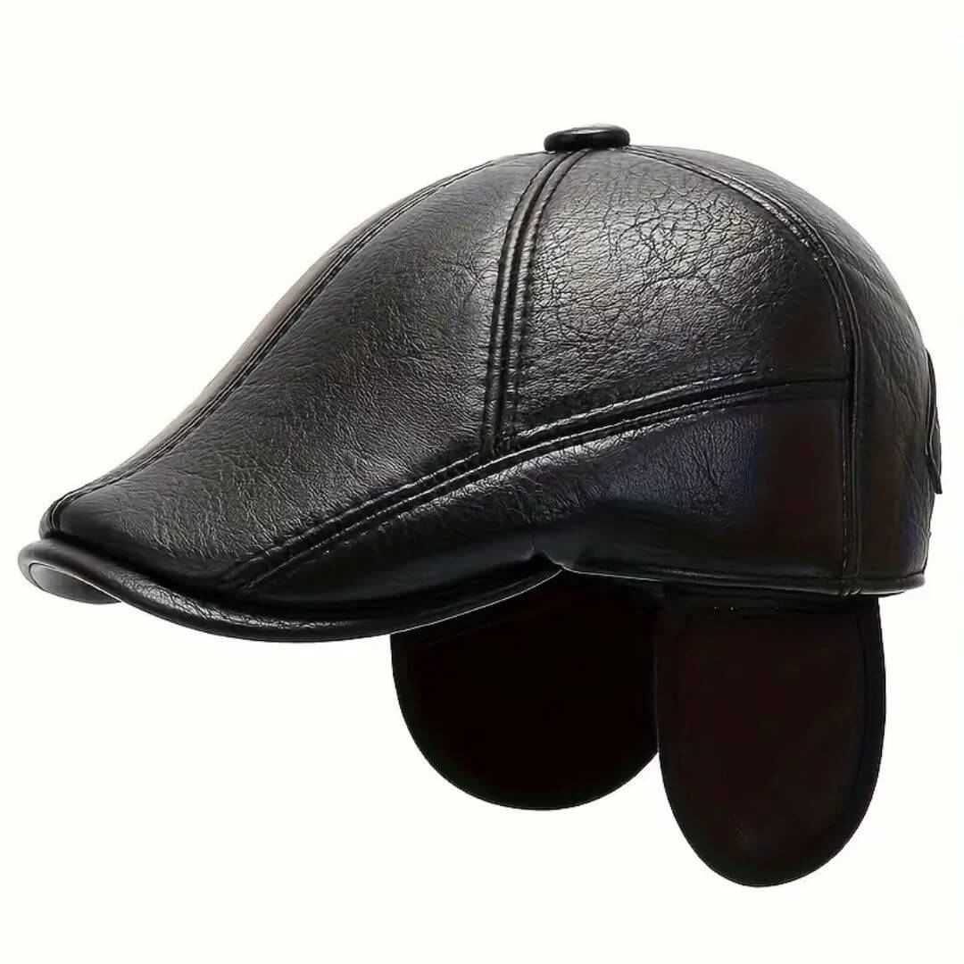 Leder Flat Cap | KALMAR