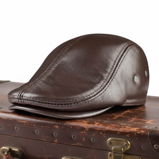 Leder Ivy Cap | TURIN