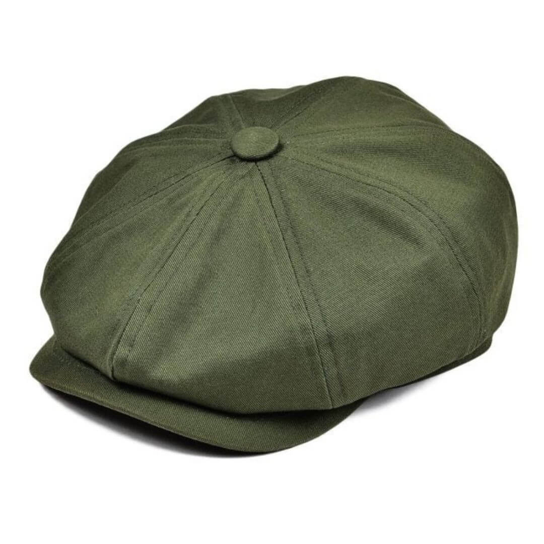 Baumwoll-Twill Newsboy Cap | MEMPHIS