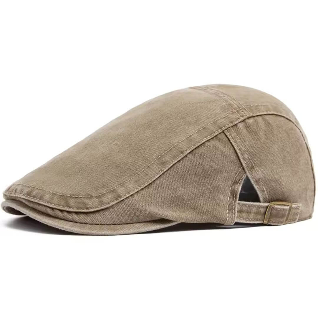 Gewaschene Denim Flat Cap | DALLAS