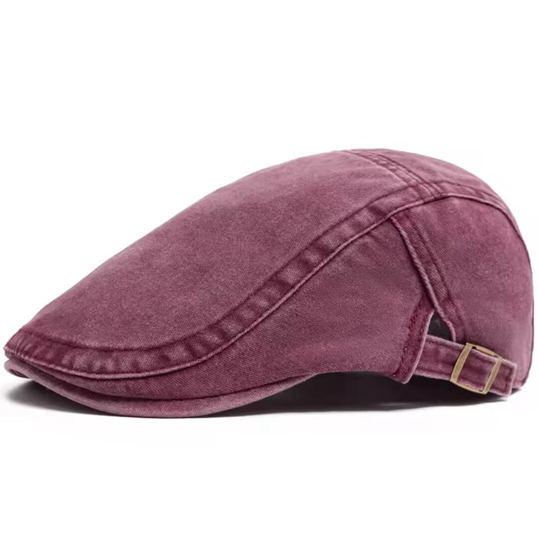 Gewaschene Denim Flat Cap | DALLAS